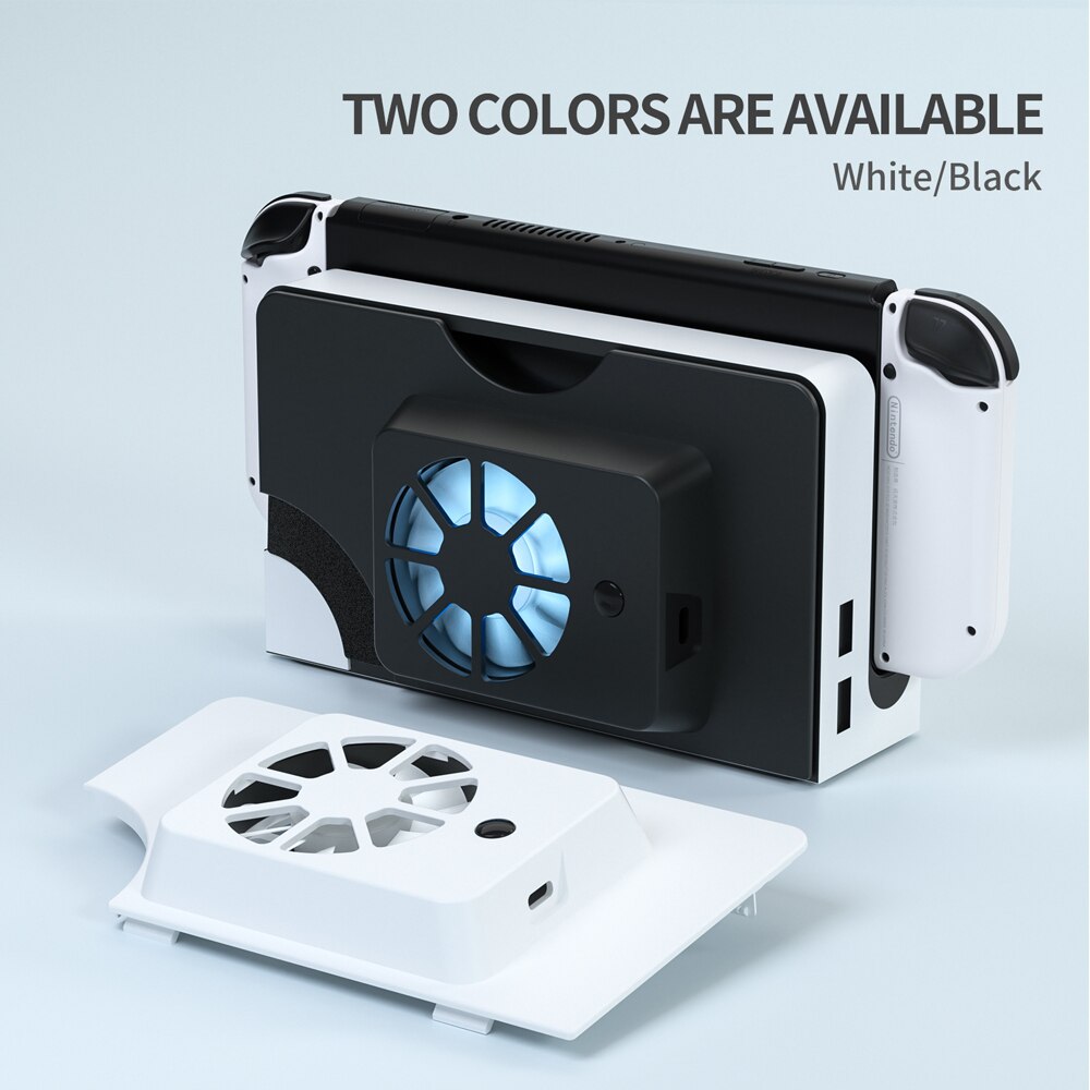 DOBE-ventilador OLED para Nintendo Switch, Enfriador de consola de juegos Original, OLED