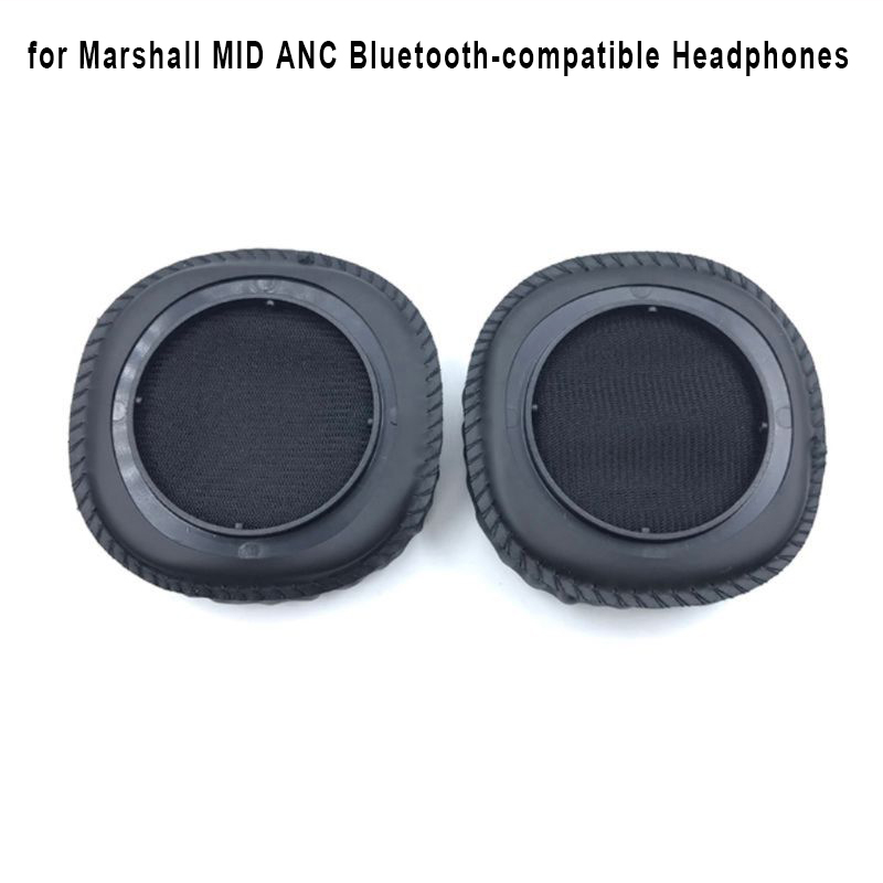 Udskiftning af ørepuder pude hovedbøjle headset tilbehør til marshall mid bluetooth/mid anc headset ørepuder: Sort