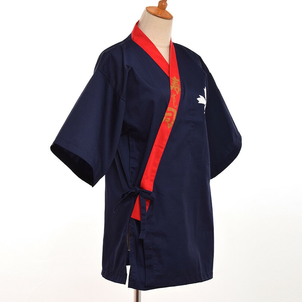 Haori Kimono Sushi Cosplay Yukata Japanese Sushi Restaurant Chef Uniform Coat Costume