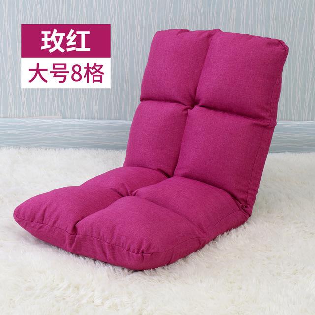 Flydbar polstret gulvstol doven sofa tatami ultrablød futon ergonomisk sofa i japansk stil med justerbar ryg i 5 positioner: 7