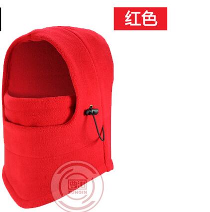 Winter Warm Fleece Beanies Hats for Men Skull Bandana Neck Warmer Balaclava Face Warmming Wargame Cap Special Forces Unisex Hat: red kid 10-15