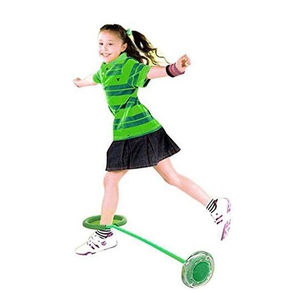 Flash Springen Touw Bal Kinderen Outdoor Fun Sport Speelgoed Led Kinderen Springen Kracht Reactie Training Swing Bal Kind-Ouder games