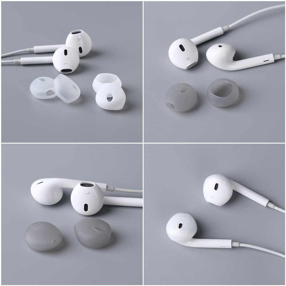 Universal airpods øretelefondeksel silikon antiskli gummi myk ørepropper ørepropper for iphone øreputer ørepropper