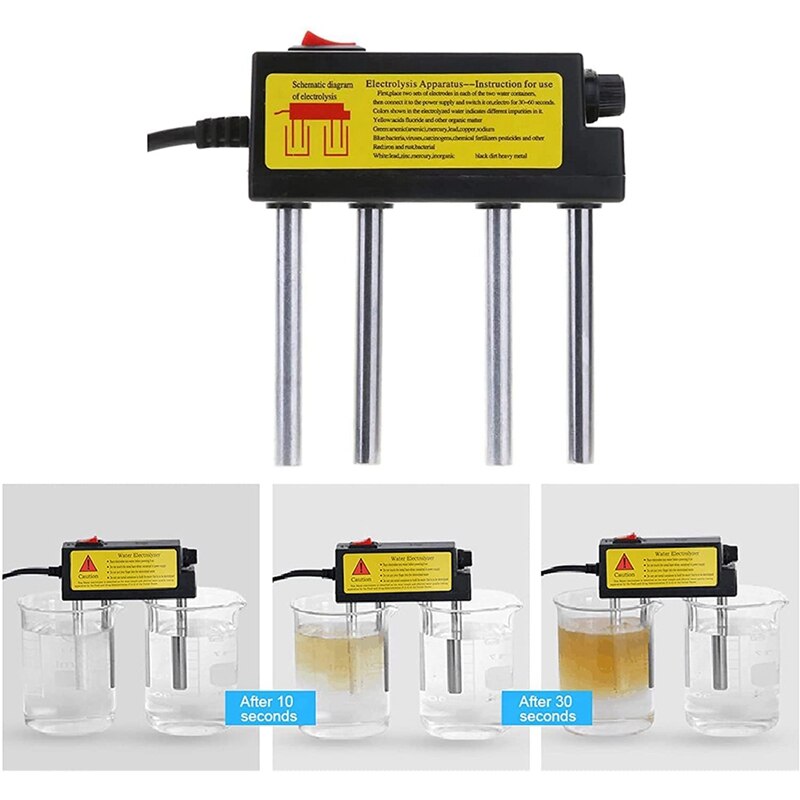 Water Electrolyser Test Electrolysis Device Water Tools Water Impurities Monitor Portable Water Tester EU Plug