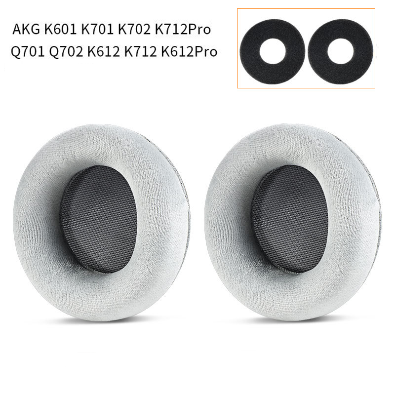 Ohrpolster für AKG K701 K702 Q701 Q702 K601 k612 k712 Profi Kopfhörer Ersatz Ohrenschützer Ohrpolster Tasse Kissenbezug Velours Kissen
