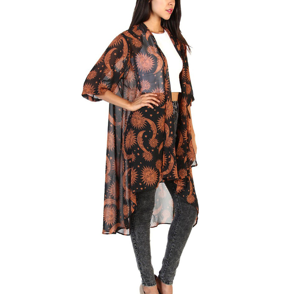 Barlver - Traje De Baño Para Mujer, Diseño Floral, Estilo Kimono - - Small