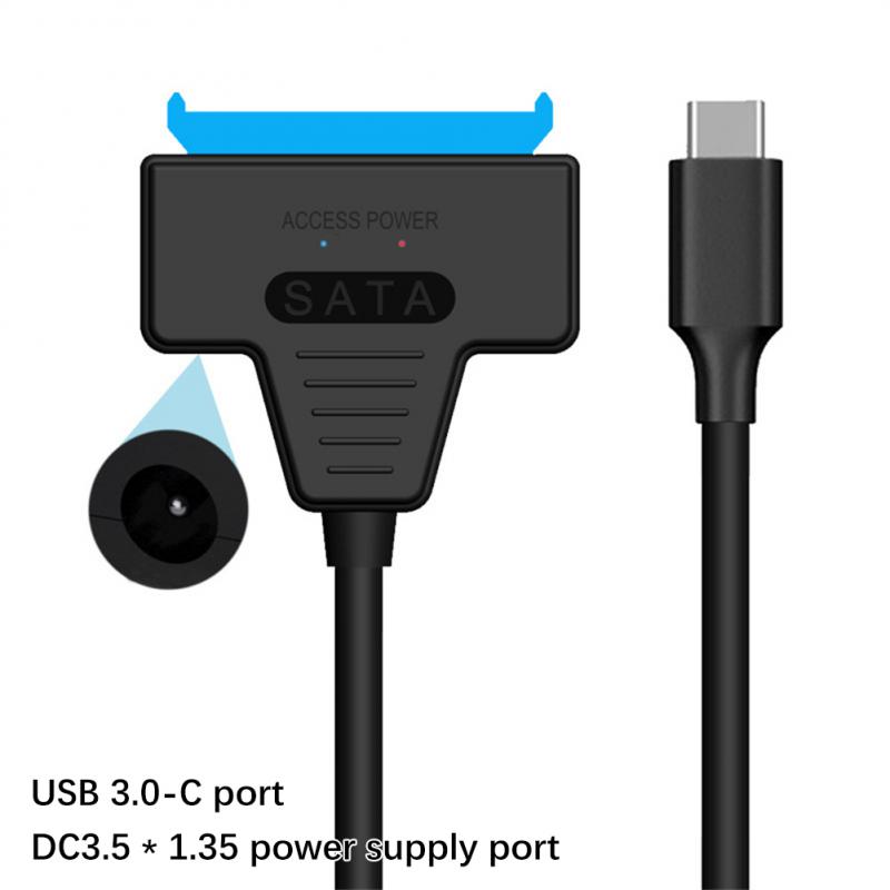 USB SATA 3 Cable SATA To USB 3.0 / USB 2.0 Cable Adapter Support 2.5 Inch/3.5 Inch External SSD HDD Hard Drive Sata III Dc Power