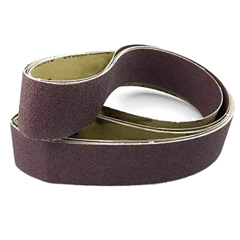 BMBY-10Pcs 50x1220Mm abrasif polissage bandes abrasives 60 grain meuleuse bande de meulage