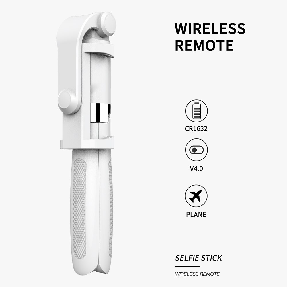 Opvouwbaar Bluetooth Mini Selfiestick L01 Telescopische Folding Bluetooth 4.0 Selfie Stick Voor 4.0-6.2 Inch Smartphones