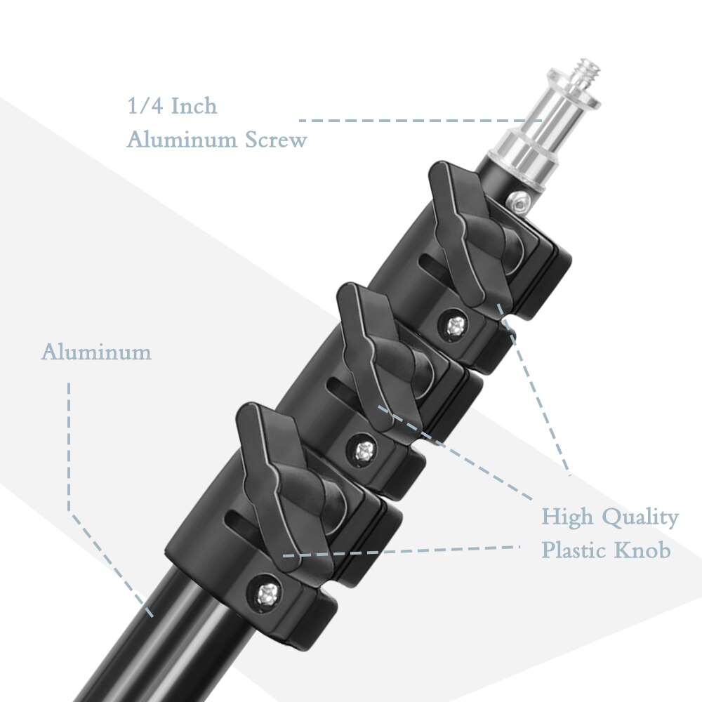 37/68/100/150/1901/4 Screw Head Photography Selfie Portable Light Tripod Stand Trepied Smartphone For Mini Photo Studio