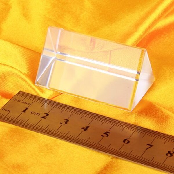 Optical Glass laboratory equipment Teaching prism childrens day splitting prism Right Angle Reflecting Triangular Prism