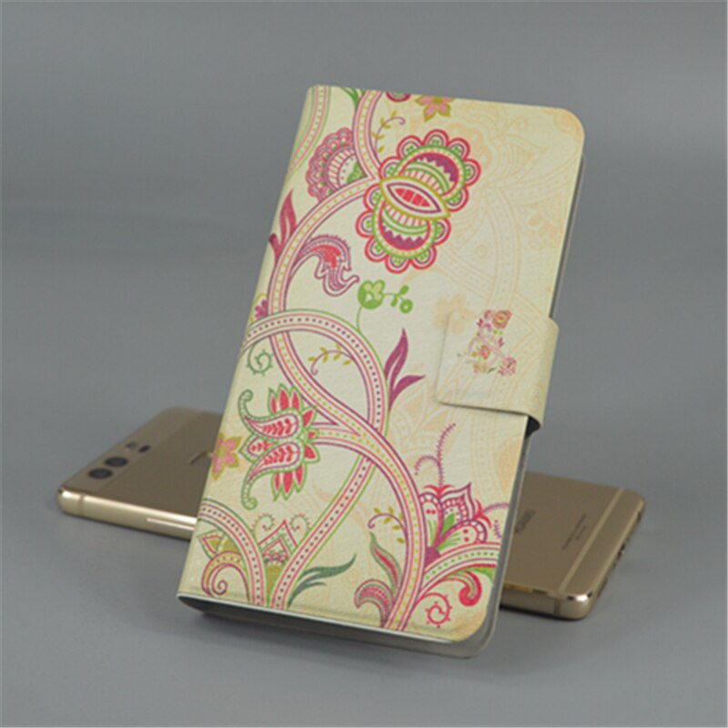 11 soorten patroon ultra dunne vlinder bloem vlag vintage flip cover voor lg  l65 d285 d280 l70 d320 d325 telefoonhoesje: 7