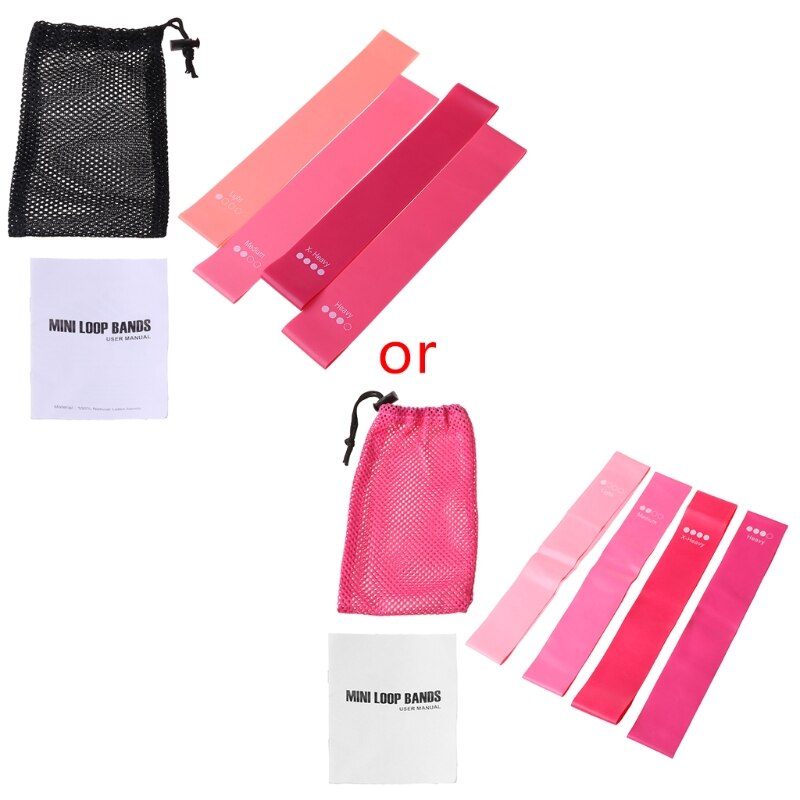 Yoga-Widerstandsband & Sport-Haarband Set – Mittlerer Widerstand, 90x4 Cm, Für Fitness, Pilates, Tanz