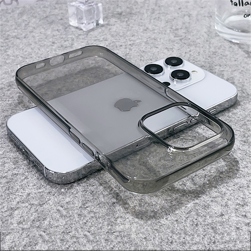 Ultra Thin HD Transparent Soft TPU Case For iPhone 16 15 14 Plus 13 12 11 Pro Max X XR Shockproof Clear Back Cover
