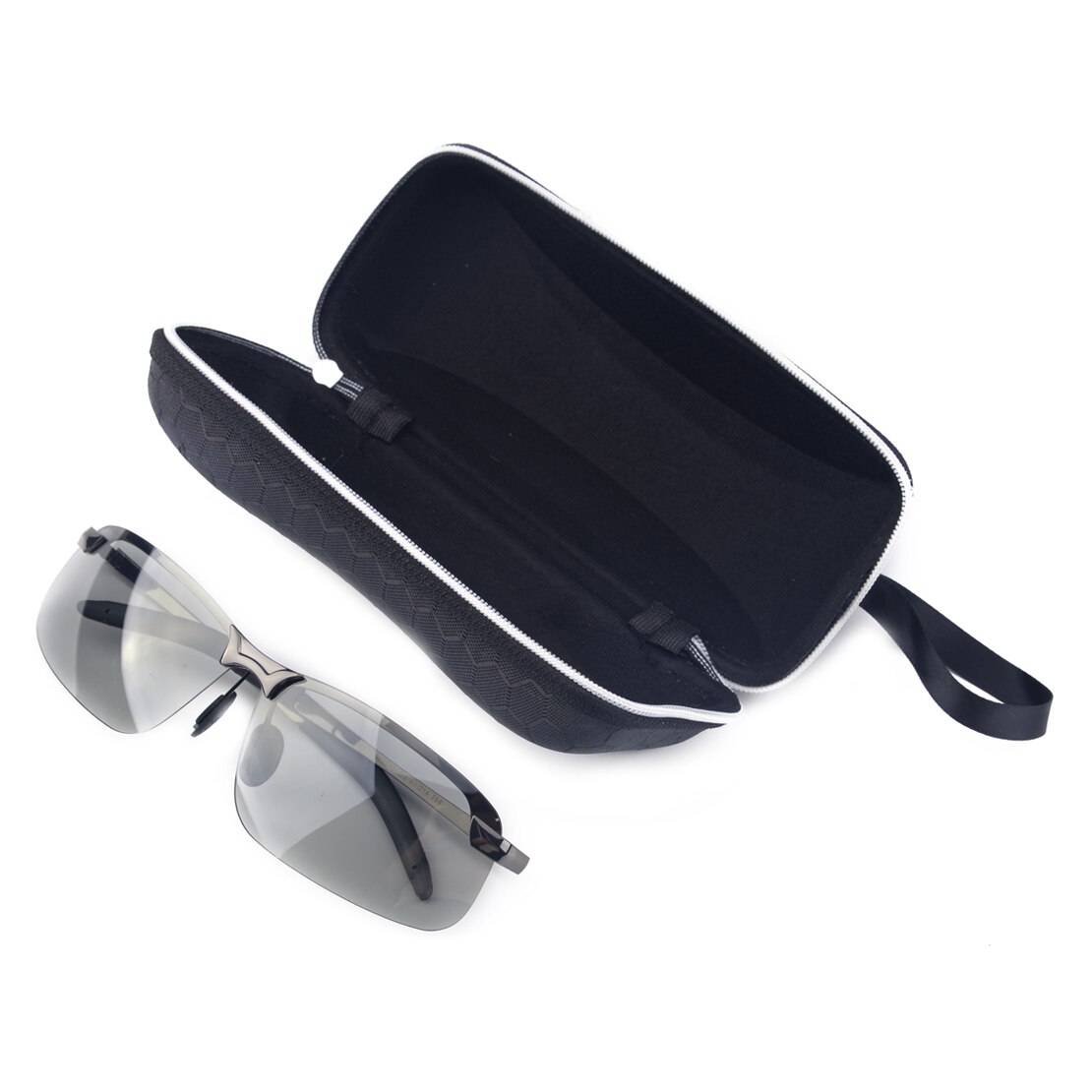 Black UV400 Men Polarized Photochromic Transition Lens Sunglasses Mens Outdoor Driving Fishing Sports Goggles