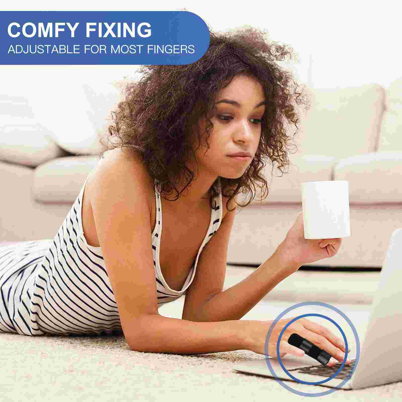 2pcs Comfortable Breathable Finger Splint Finger Straightener Finger Brace for Arthritis Trigger Finger