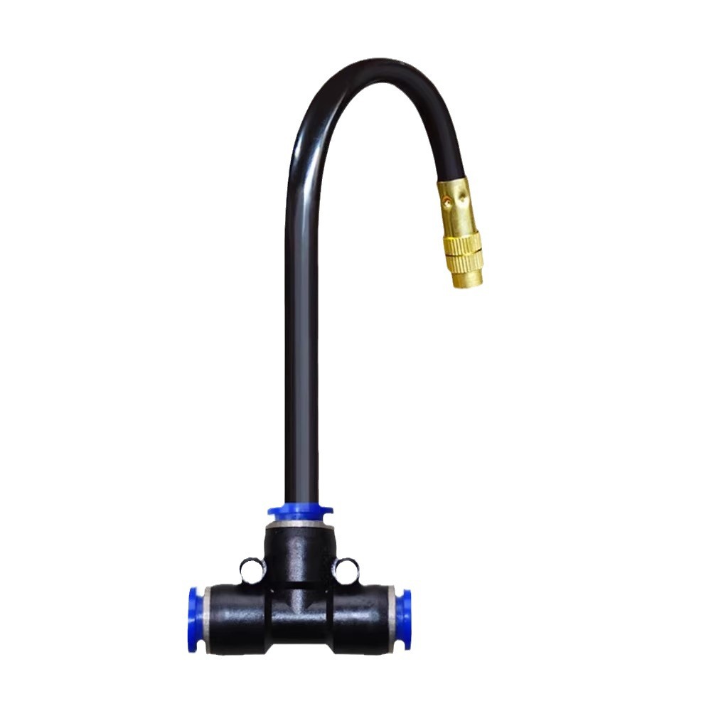Sistema de enfriamiento de nebulización para Patio, Kit de pulverizador Universal de flexión libre, manguera de 8mm para riego de plantas de jardín, 5M-30M