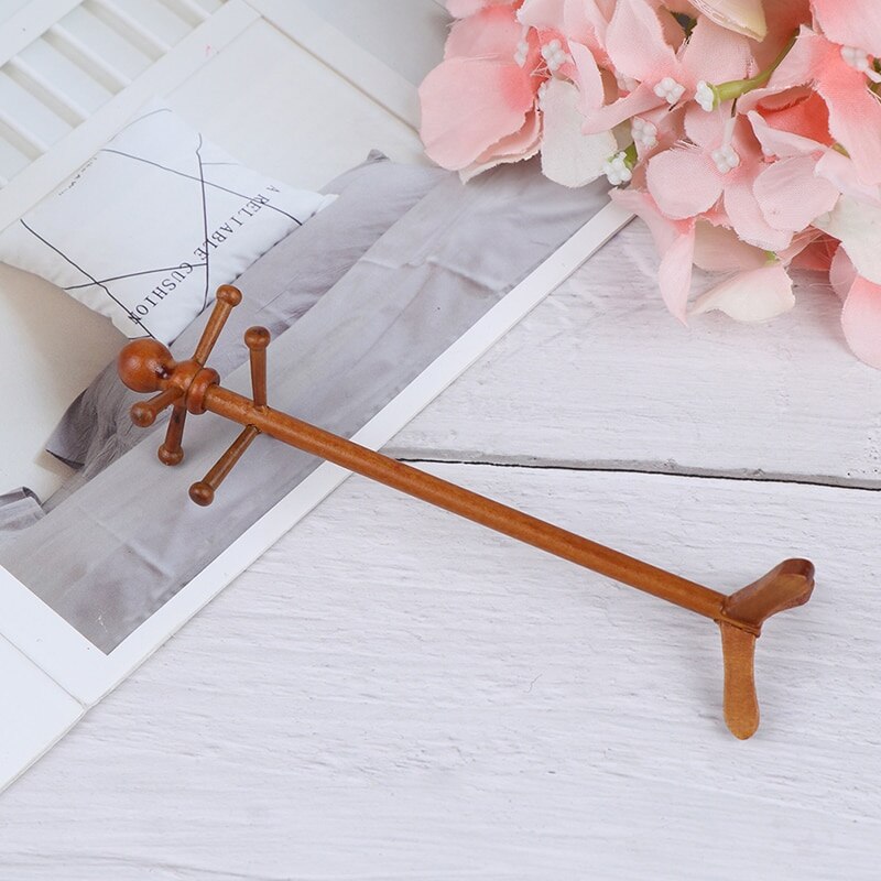 1/12 Houten Klassieke Poppenhuis Miniatuur Meubels Huis Decoratie Kleren Plank