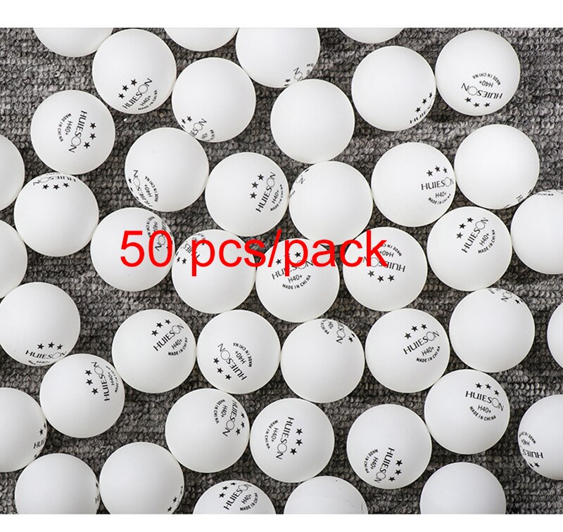 50/100pcs 3-Star Ping pong Ball H40+ ABS 2.8g Table Tennis Balls White Orange Amateur Advanced Training Competition: White 50pcs
