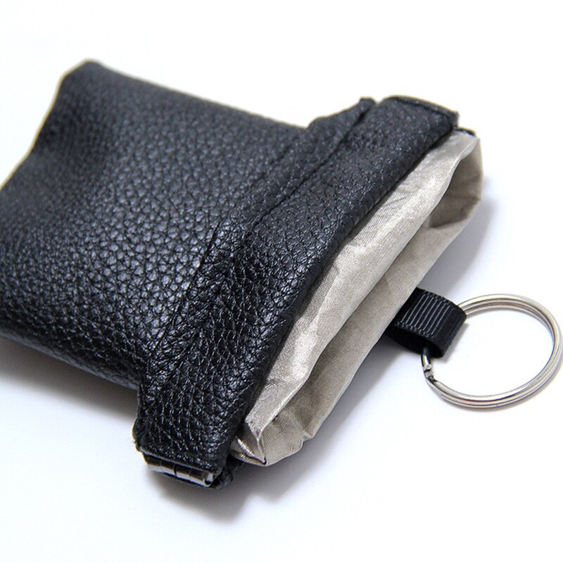 PU Faradaya karta klucz kieszonka na zegarek bloker sygnału torby RFID elektromagnetyczne ekranowanie klatka etui na Keyless samochód torba antykradzieżowa torba1022