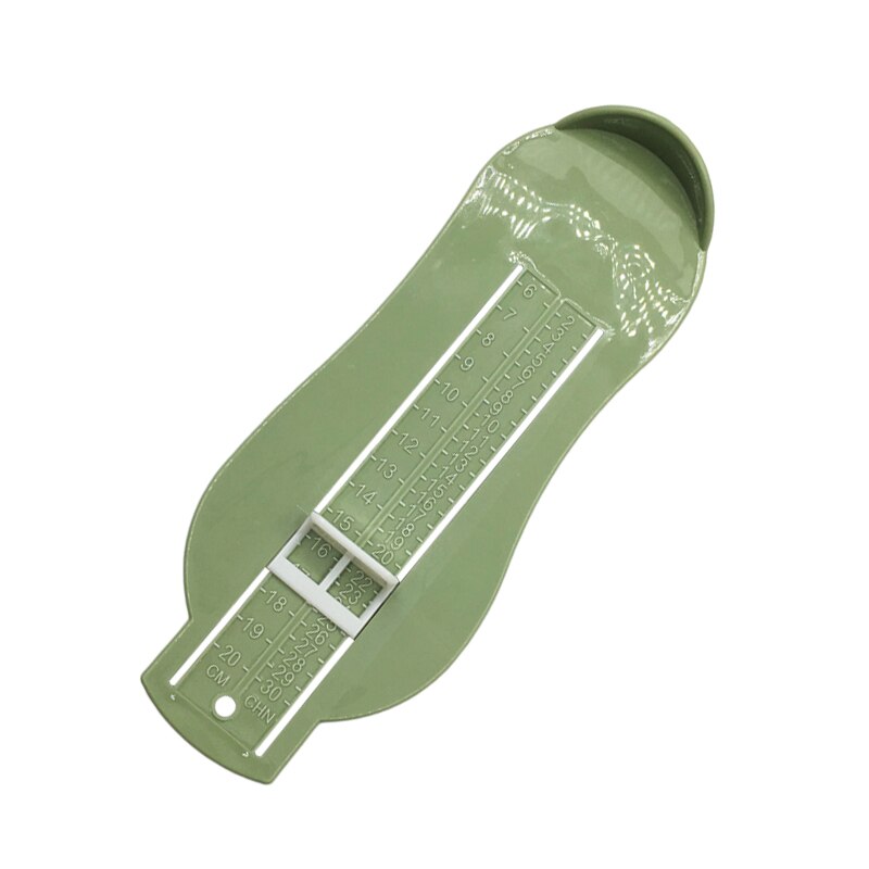 Bébé enfant chaussures taille mesure règle outil enfant infantile pied mesure jauge chaussure enfant en bas âge infantile chaussures raccords jauge pied mesure: Light Green