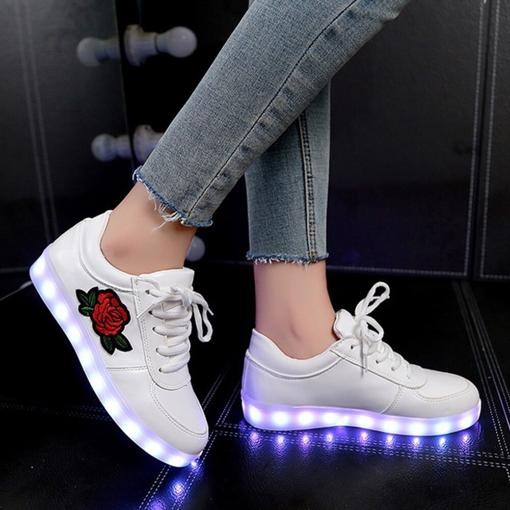 Sneakers Lumineuses Femme rose