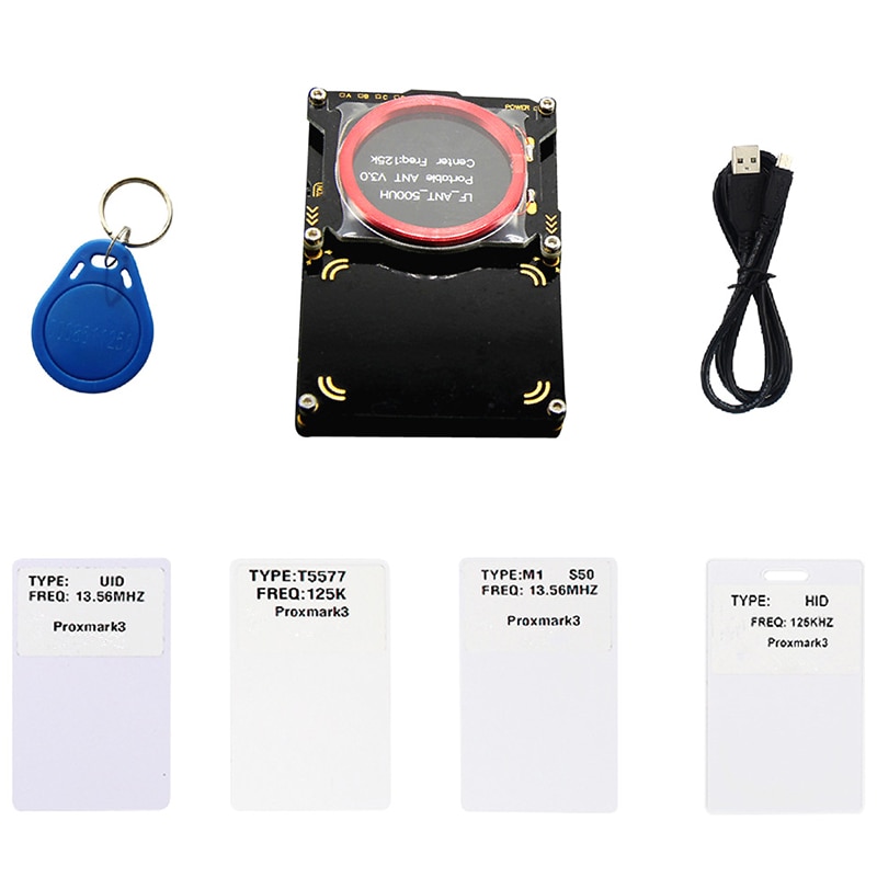 Proxmark 3 utvikler suite sett 3.0 proxmark rdv 4 nfc rfid-leser skribent til rfid nfc-kort kopimaskin sprekk 2 usb havn 512k: misligholde tittel