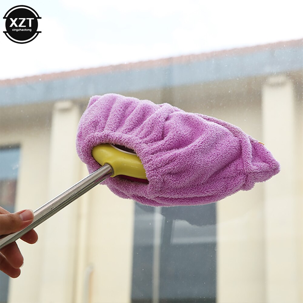 Balai serpillière multifonction en velours de corail, avec microfibre absorbante réutilisable, accessoires de nettoyage ménager