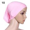 Pañuelo islámico musulmán para la cabeza para mujer, cubierta de algodón, Hijab, 943W,: Pink