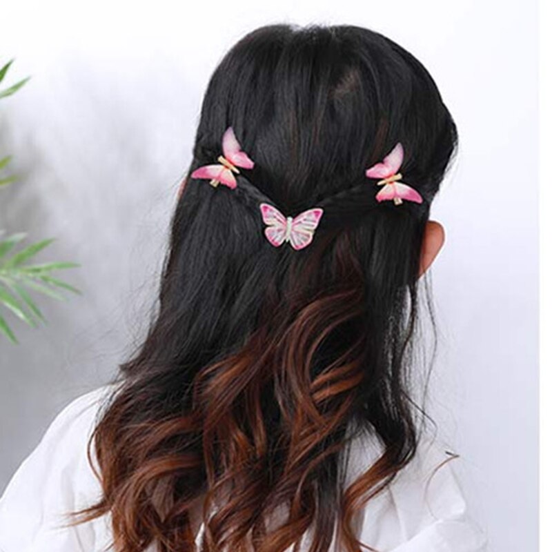 Horquillas de para tocado, horquillas de boda, accesorios para el cabello, herramientas de estilismo para el cabello, horquillas para el pelo de mariposa para niñas pequeñas