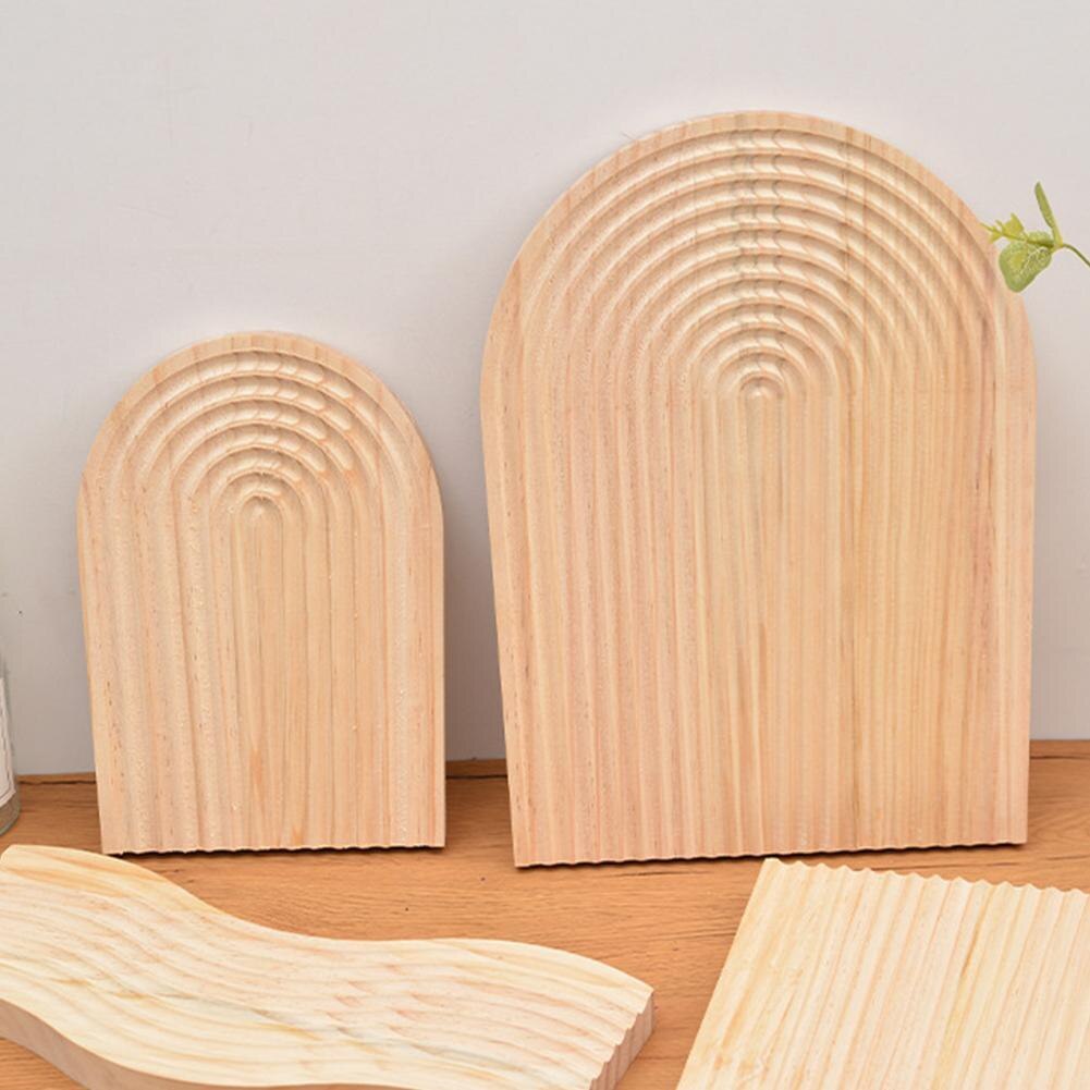 Cutting Board Nordic Corrugated Wooden Breadboard Tray Household Aroma Storage Kitchen Accessories