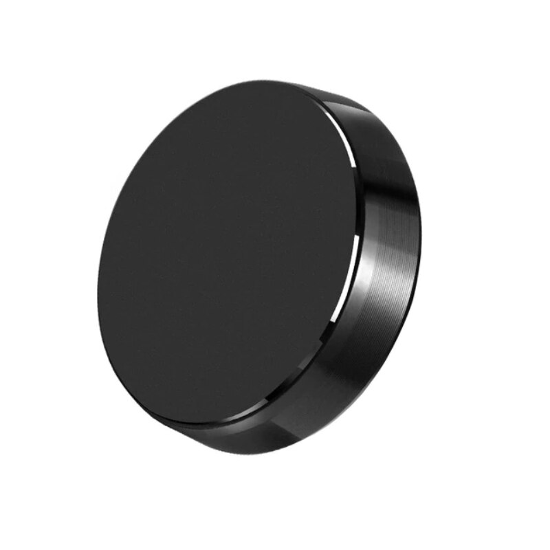 Soporte magnético para teléfono móvil, soporte Universal para salpicadero de coche, pegatina de imán de pared: 01Round black