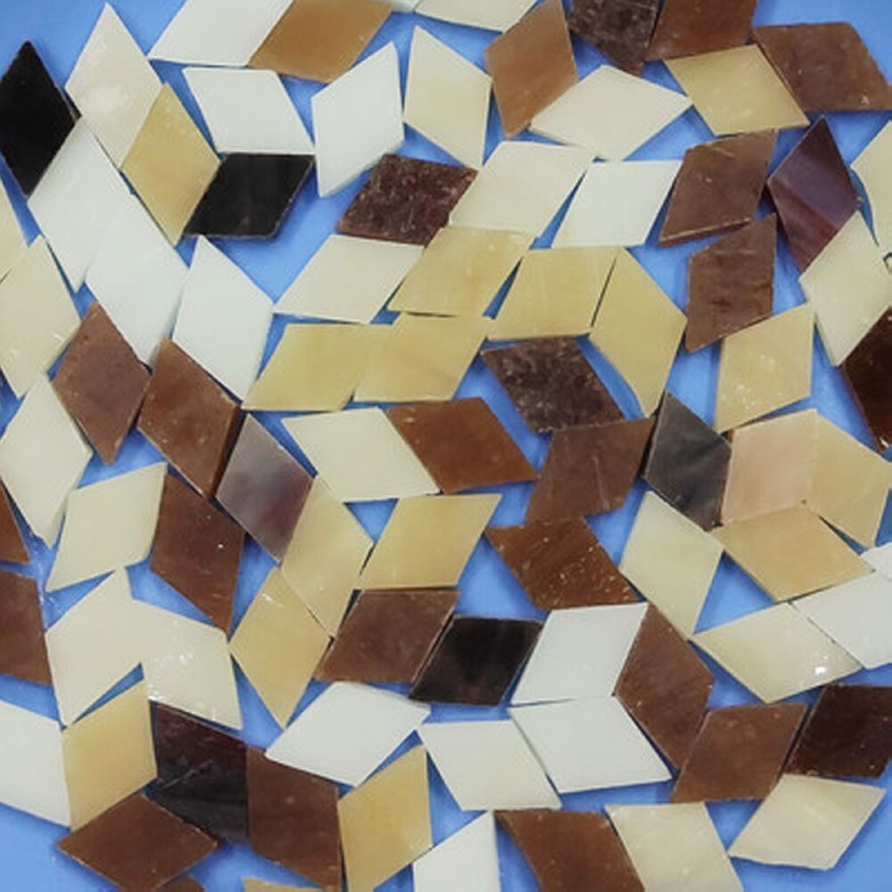 Xugar Diamond Mosaic Tiles DIY Self-adhesive Hobby Crafts Materials 50g Glass Mosaic Stones Home Part Decoration Children