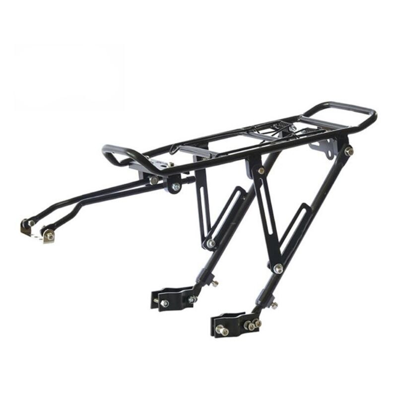Skivebremse aluminiumslegering cykel bagstativ mtb foldbare cykler taske bærepose bagagehylde