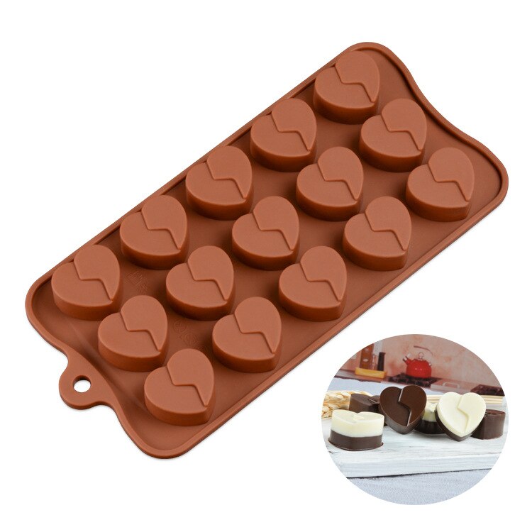 Silikolove utensilios para decoración de tortas con Fondant molde de silicona antiadherente Chocolate moldes pudín gelatina para hornear cocina Sugarcraft
