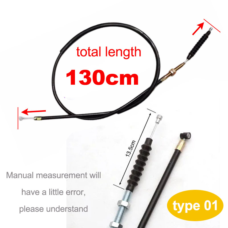 Longueur du câble d'embrayage de moto de 100cm-130cm pour 50cc 70cc 90cc 110cc 125cc 150cc 200cc 250cc Dirt Pit Bike ATV: MULTI