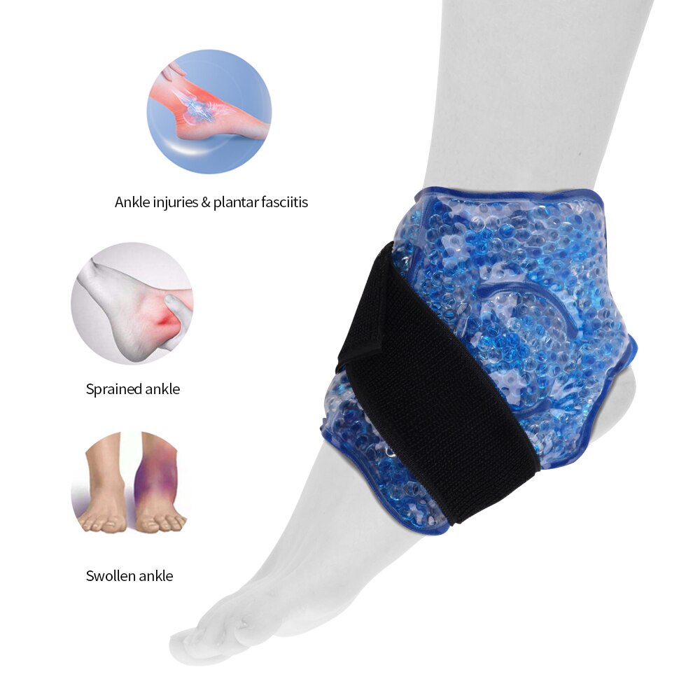Pack de glace pour les blessures, Gel enveloppant les pieds, Flexible, et froid, thérapie, soulagement de la douleur, Support de cheville, sac de glace réutilisable: Style 3