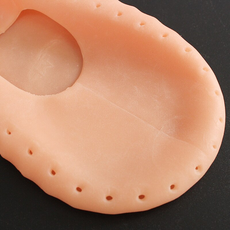 1 paire Gel chaussette Silicone soin des pieds outil pieds protecteur soulagement de la douleur prévention des fissures hydrater peau morte enlèvement chaussette avec trou