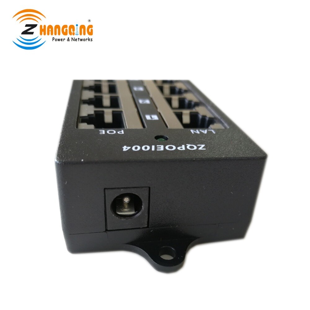 100Mbps 4port PoE Injector With 48V 60W Power Supply For Networking IP Camera, IP Phone, WiFi Access Ponit, MikroTik Accessories