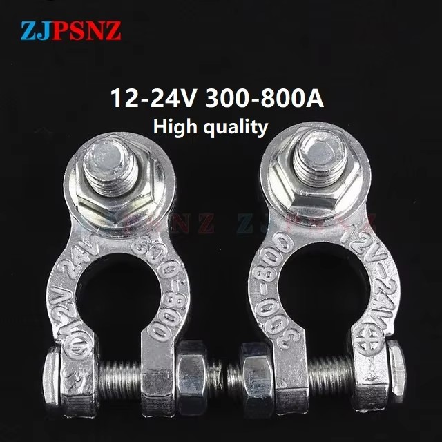 Car Battery Terminal Wire Cable Clamp Top Quick Post Terminal Positive Negative Electric Connector Clamps For Car Boat Motorhome: army green