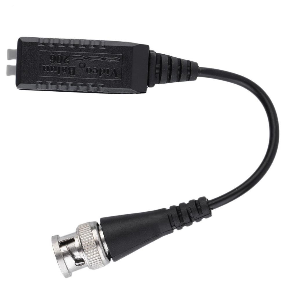 BZX-206L Single Channel CCTV Via Twisted Pairs UTP Passive Video Balun Transceiver black color durable