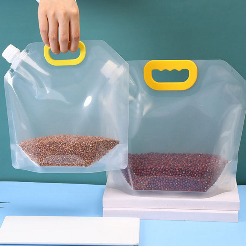 Körner Lagerung Verpackung Tasche Getreide Feuchtigkeit Insekten Beweis Versiegelte Tasche Verdickte Tragbare Lebensmittel Reis Bohnen Behälter Düse Tasche