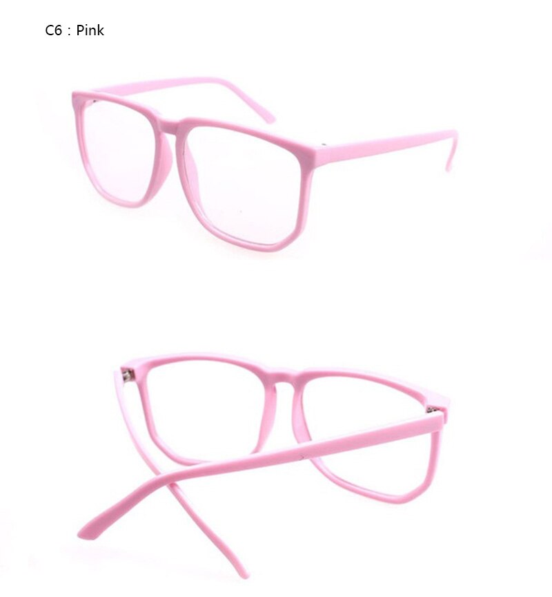 Optische brilmontuur damesbril unisex groot vierkant  s1500: C6