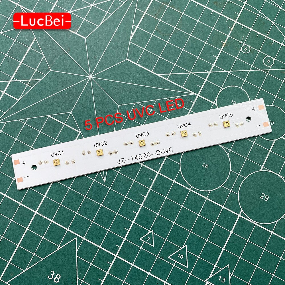 6V 275nm 5W Uvc Led Module Voor Uv Lamp Sterilisator Uvc Diepe Violet Ultraviolet Licht Voor sterilisatie