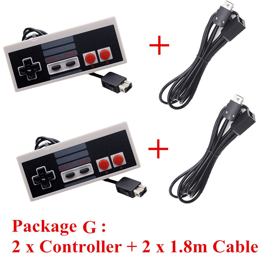 IVYUEEN-minicontrolador de consola para NES Classic, mando con Cable de extensión de 10 pies, 1,8 m/3,0 m: Package G