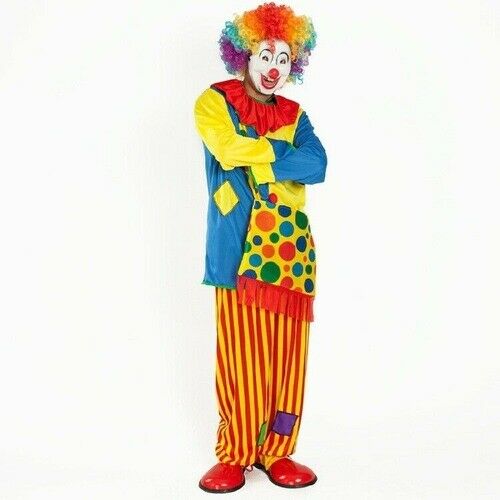 Halloween Costumes Funny Circus Naughty Harlequin Uniform Men Costume Fancy Dress Cosplay for Adult Men Women Clown Costume