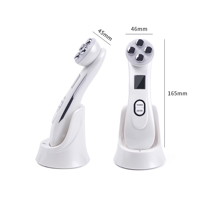 Mesoterapia facial eletroporação rf radiofrequência led fóton face lift rugas remoção cuidados com a pele massageador facial