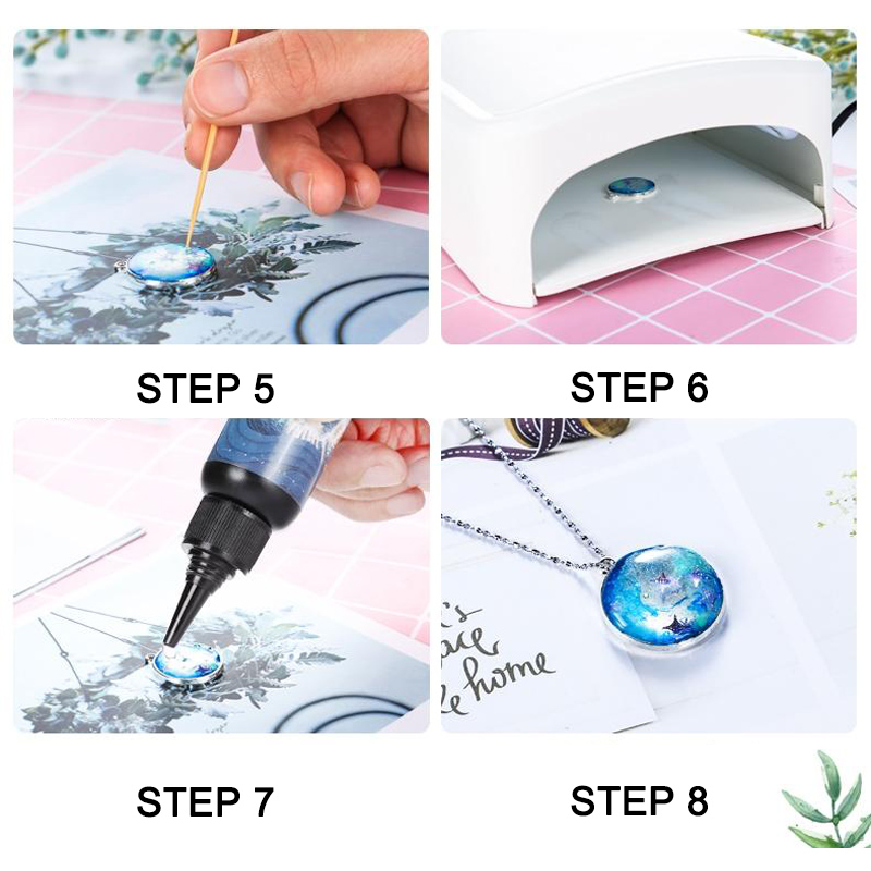 Colle en résine époxy, durcissant, Gel UV dur, lumière du soleil pour bricolage, fabrication de bijoux, revêtement de moulage C1