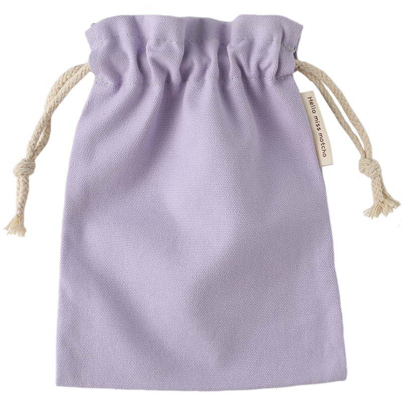Mid Size Canvas Tasje Effen Kleur Leuke String Tas Mobiele Telefoon Zakje Stof Kerst Cadeau Zakken Stof Koord Pouch