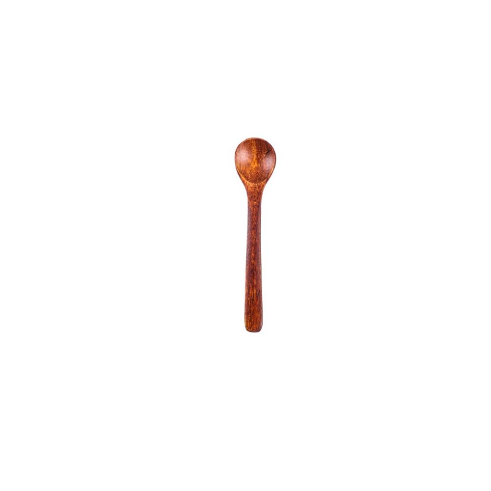 1Pcs Wooden Spoon Coffee Dessert Home Kitchen Utensils Rice Tea Honey Cooking Dining Tableware Teaspoons Kitchen Tools: B4